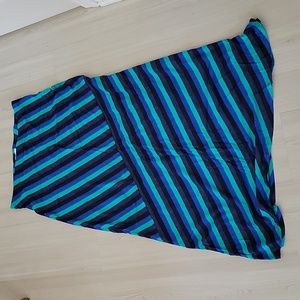 NWOT Striped Maxi Skirt